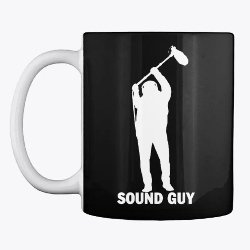 Sound Guy Mug (Black) "Front View"